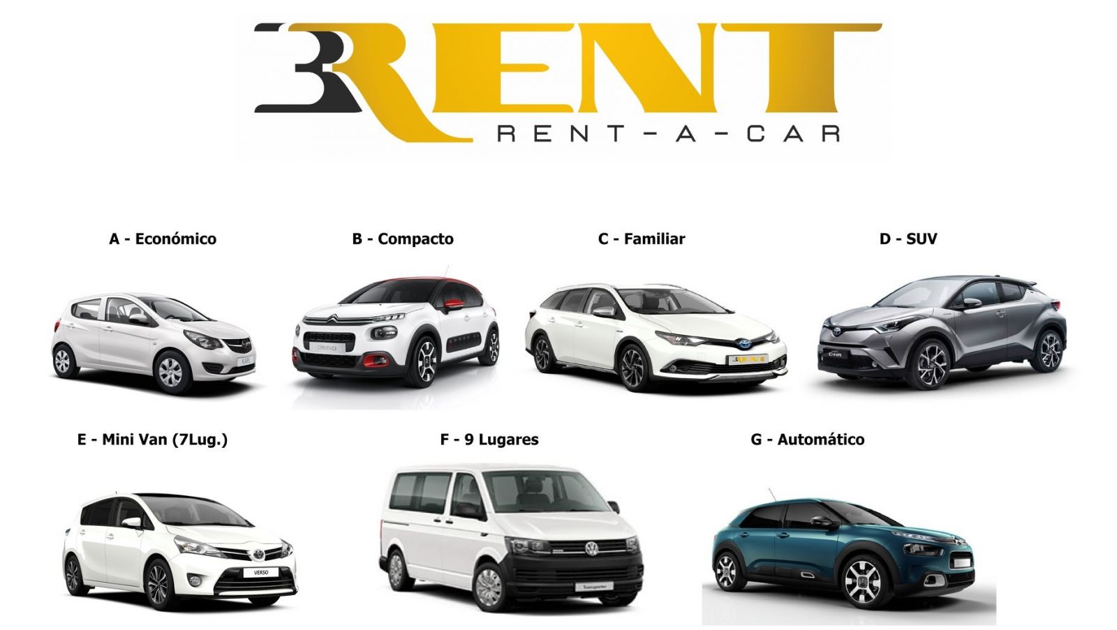 COMPANY RENTAL OF VEHICLES PONTA DELGADA, AZORES PORTUGAL
